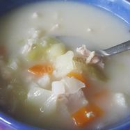 Рецепт Сырного супа с капустой курицей и плавленным сыром