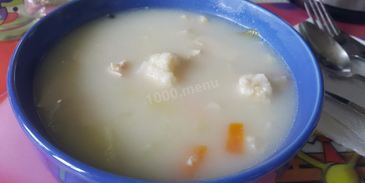 сырный суп с капустой курицей и плавленным сыром