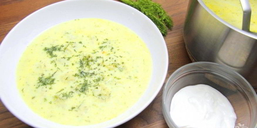 Рецепт сырного супа с клецками