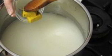 сырный суп с клецками