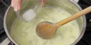 сырный суп с клецками