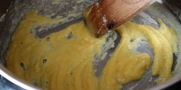 сырный суп с кольраби