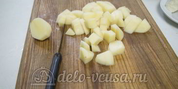 сырный суп с куриным филе