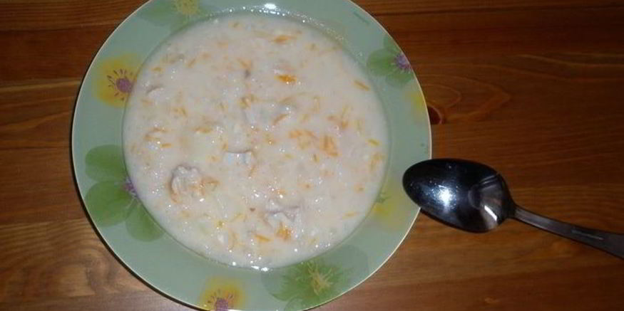 Рецепт сырного супа с курицей
