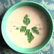 Рецепт Сырного супа с лесными грибами