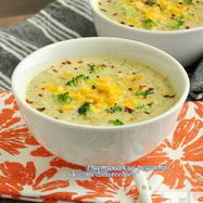 Рецепт Сырного супа с шампиньонами и брокколи