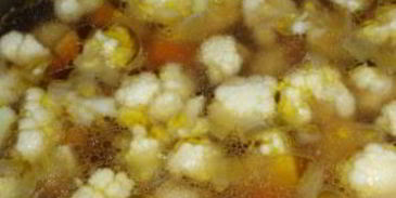 сырный суп со свининой