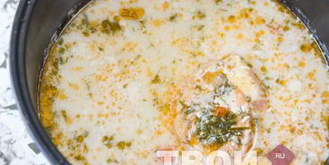 сырный суп в мультиварке