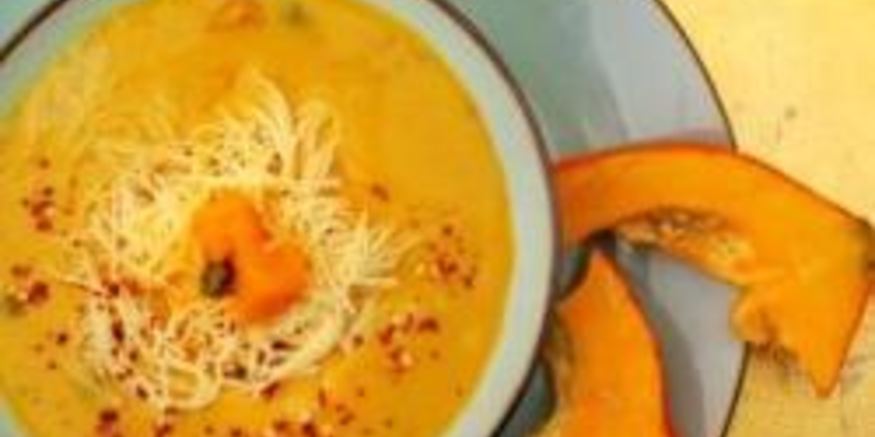 Рецепт тыквенного супа с лапшой