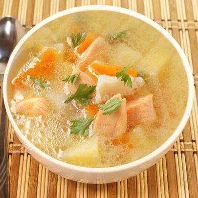 Ароматная уха из ряпушки