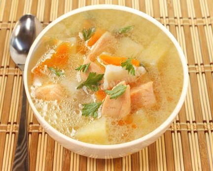 Ароматная уха из ряпушки