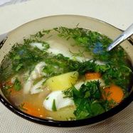 Рецепт Рыбного супа уха из речной рыбы