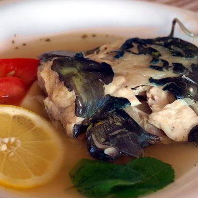 Сборная уха из сома и ерша-носаря