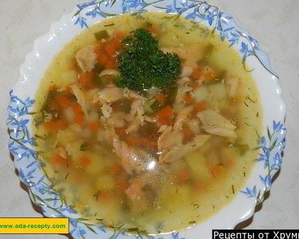 Суп уха из форели