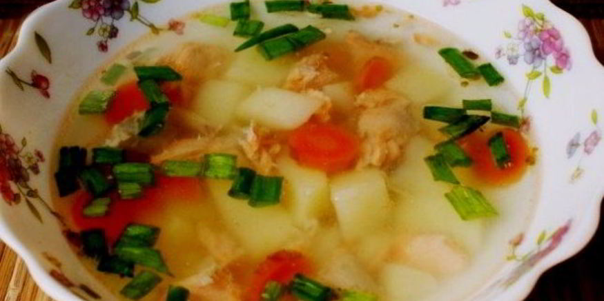 Рецепт ухи из головы форели