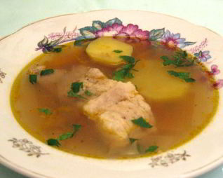 Уха из головы сома