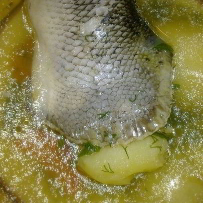 Уха из хвостов лосося