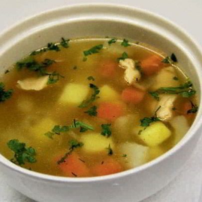 Уха из лосося в мультиварке