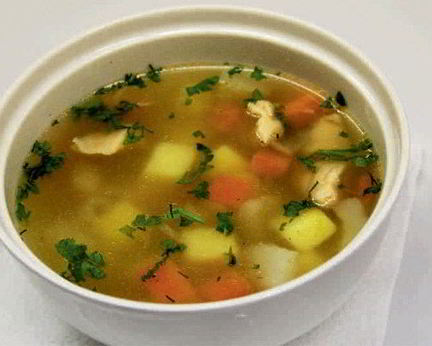 Уха из лосося в мультиварке