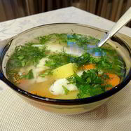 Рецепт Ухи из речных окуней