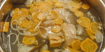 уха из щучьих голов с икрой