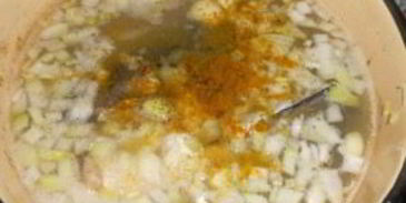 уха из семги с пшеном