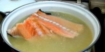 уха из семги со сливками