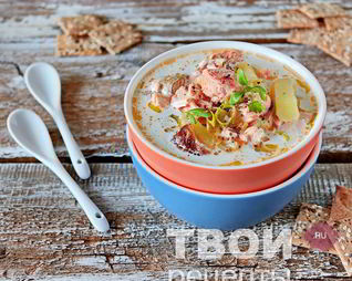 Уха из семги