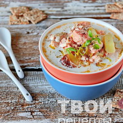 Уха из семги