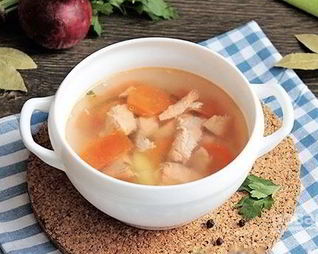 Уха из стейка семги