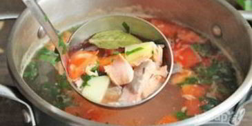 уха из стейка семги