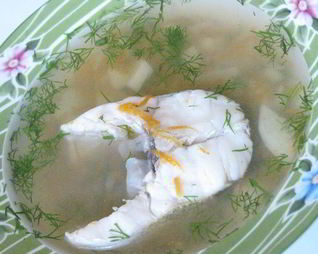 Уха из судака