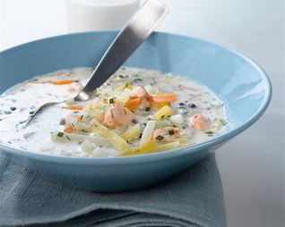 Уха по-фински Сливочное озеро