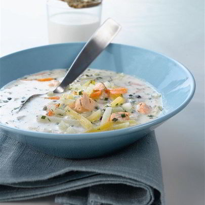 Уха по-фински Сливочное озеро