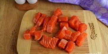 уха по-фински со сливками с лососем