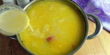 уха по-фински со сливками с лососем