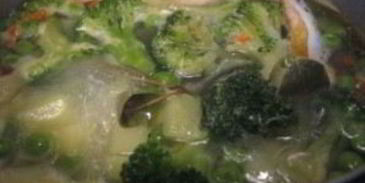 уха с брокколи