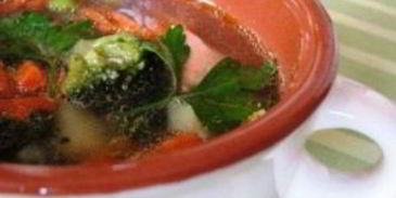 уха с брокколи