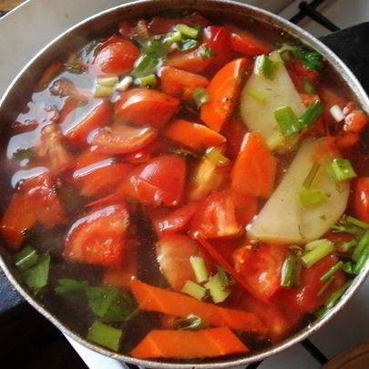 Уха с индейкой диетическая