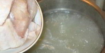 уха с пшеном