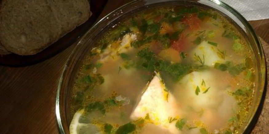 Рецепт ухи царской с семгой