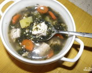 Вегетарианская уха с нори