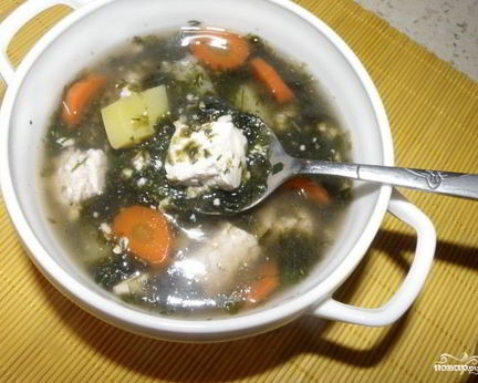 Вегетарианская уха с нори