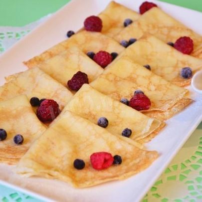 Блинчики и апельсиновый соус для блинов