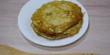 блинчики из кабачков с грибами