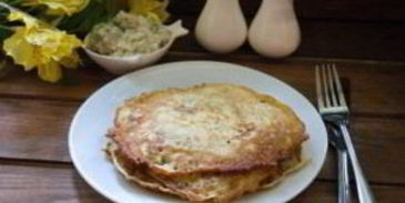 блинчики из кабачков с грибами