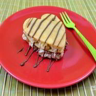 Рецепт Блинчиков ко Дню влюбленных