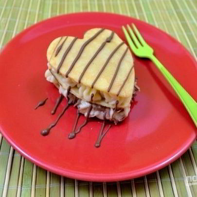 Блинчики ко Дню влюбленных