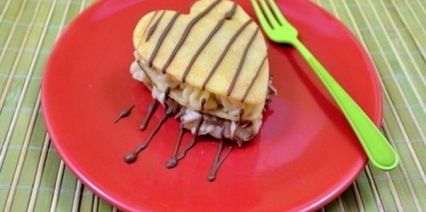 Рецепт блинчиков ко дню влюбленных