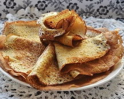 Блинчики на ряженке